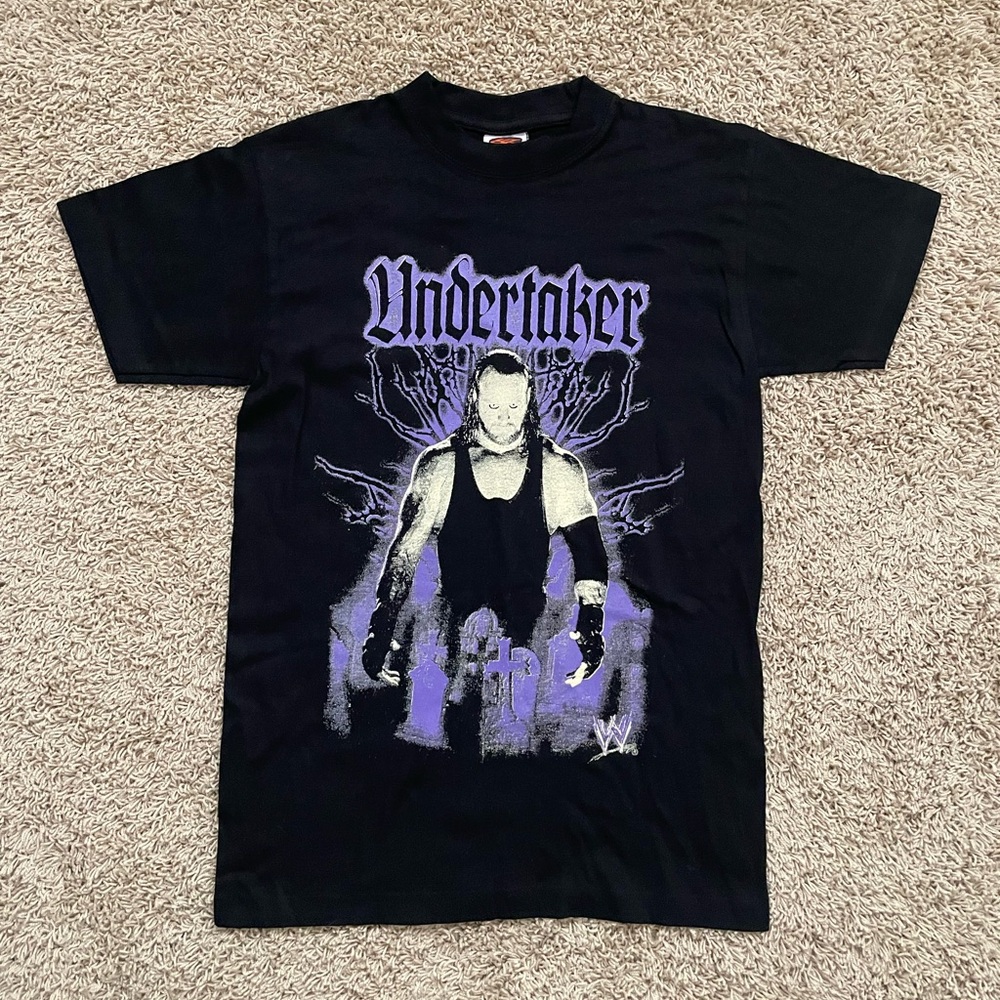 Vintage 90s WWE Undertaker T Shirt Small